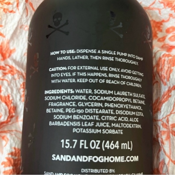 Sand + Fog. Autumn Harvest Hand Soap. 3 count - Picture 4 of 4